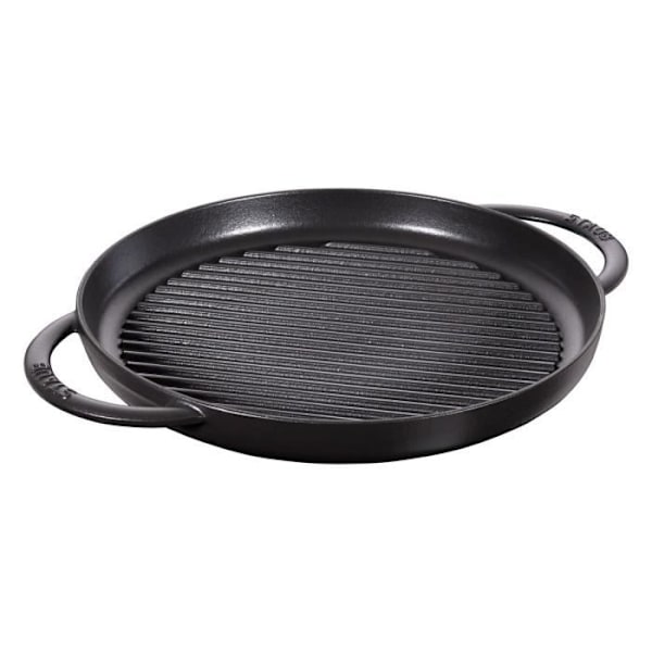 Grill i Gjutjärn - STAUB - 30 cm - Svart - Induktionskompatibel - Lätt att Rengöra