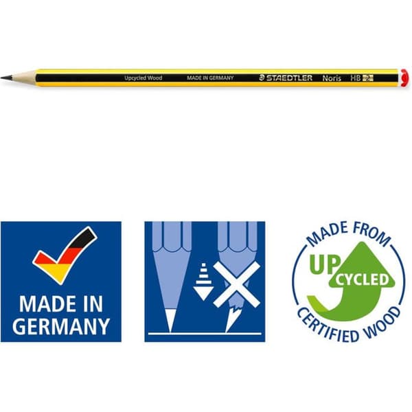 Staedtler Noris HB 120-2 BK5D Pennssats Hårdhet: HB 5 st.