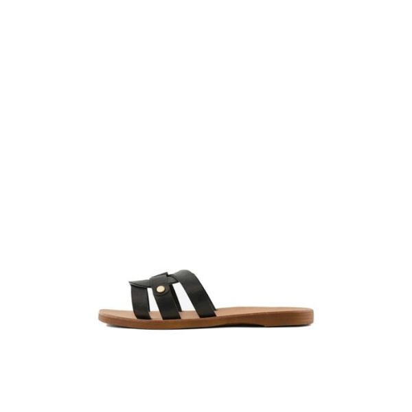 Sandal - Barefoot Pieces - 17105399 - Psanilla lädersandaler för kvinnor, svart, 36 EU Svart 36
