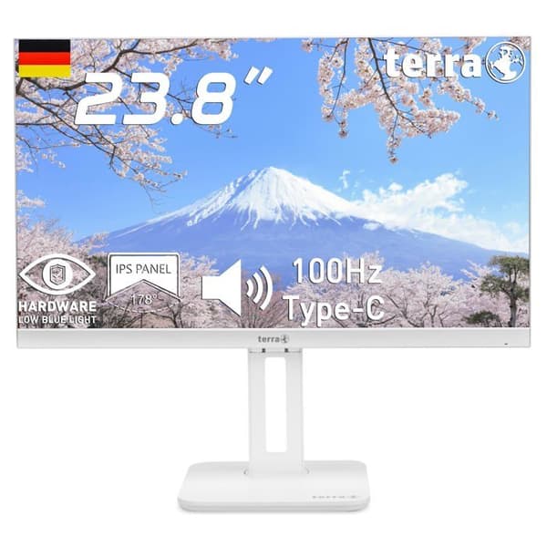 PC-skärm - Terra - 2465W PV Vit - 24" - IPS - USB-C HDMI DisplayPort