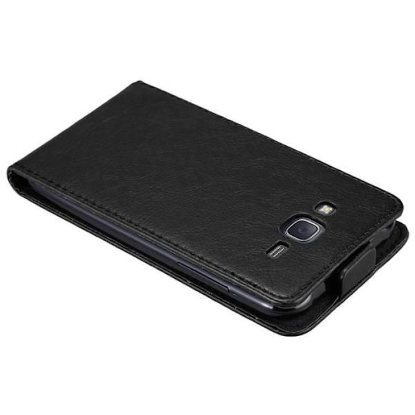 Cadorabo Fodral till Samsung Galaxy J5 2015 - i svart - Flip Style Skyddsfodral med magnetlås