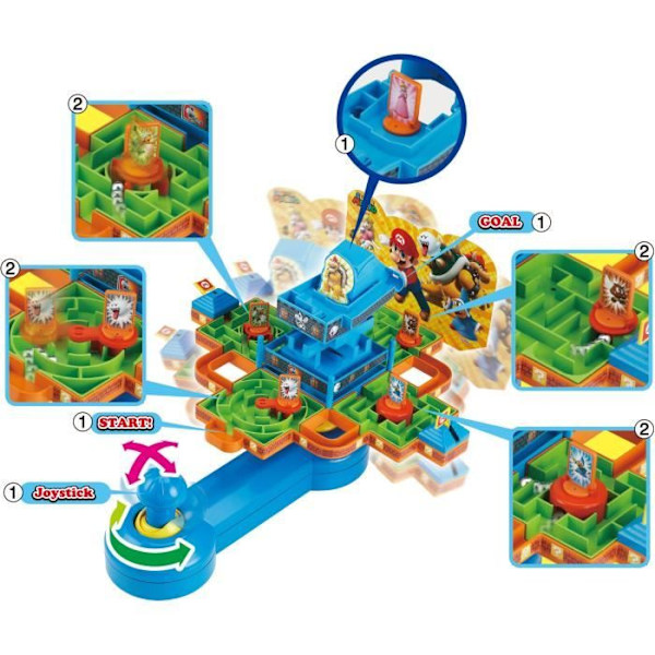 Brädspel - EPOCH - Super Mario Maze Game DX - 1 spelare eller fler - Barn - Mario Röd