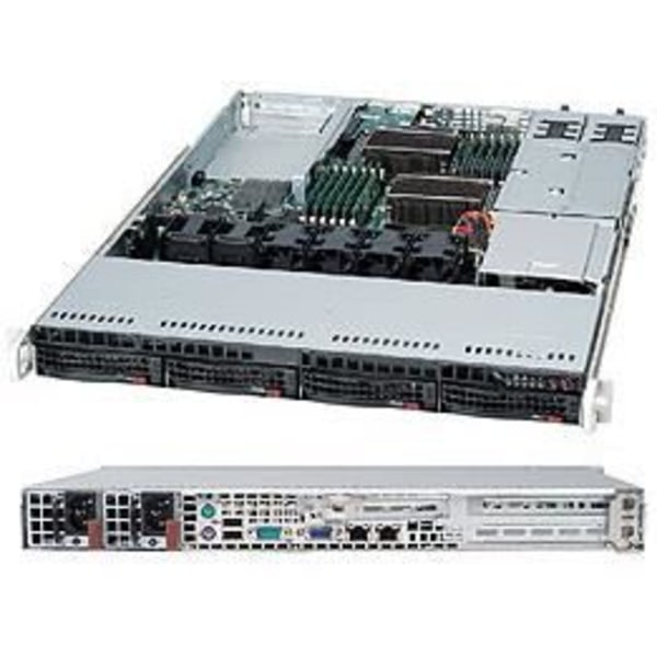 Super Micro Computer B.V. - SuperChassis 815TQC-R706WB2 - Färg: Svart