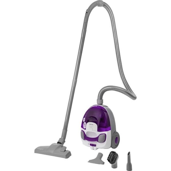 Påslös burkdammsugare - SENCOR - SVC-512VT - 890 W - 76 dB - 1,5 L - Lila Lila