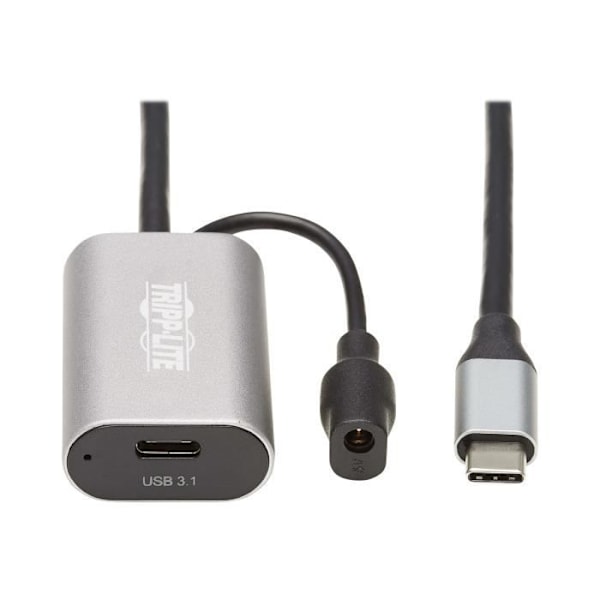 - Tripp Lite - Tripp Lite USB C aktiv förlängningskabel USB C till USB C USB 3.1 Gen 1 M/F 5M - USB-kabelförlängning - 24-stifts USB-C