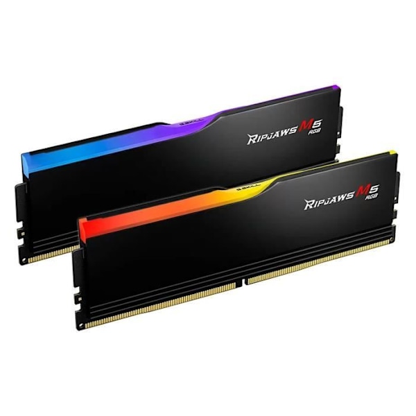 G.Skill Ripjaws M5 RGB 64 GB DDR5 6000 MHz CL30 RAM-minne - Svart - Dual Channel Kit