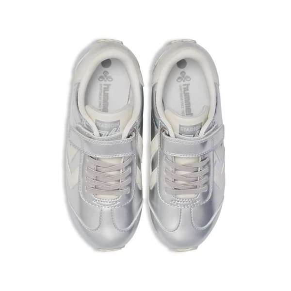 Barnskor Hummel Stadion Metallic - silver silver- 32
