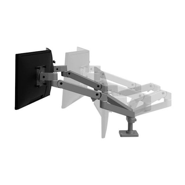 Monteringsstöd - ERGOTRON - LX Pro - för 2 LCD-skärmar - justerbart upp till 50,5 cm - mörkgrå