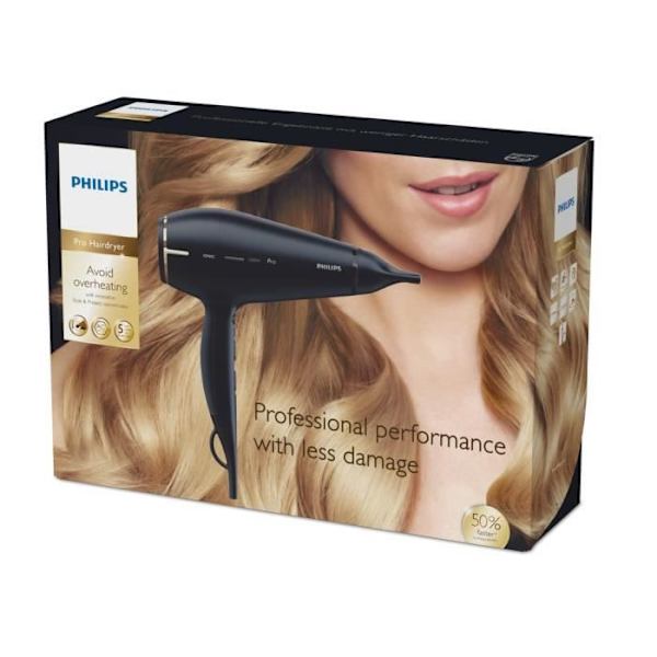 Philips Hairdryer Pro HPS920-00, Svart, 3 m, Nät, 5 år, 2300 W, 2300 W