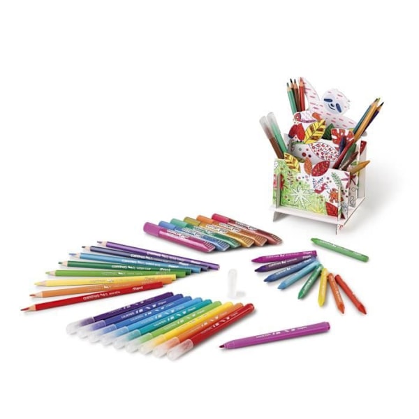 Färgsats - MAPED CREATIV - 50 stycken - Blandat - Från 5 år Flerfärgad