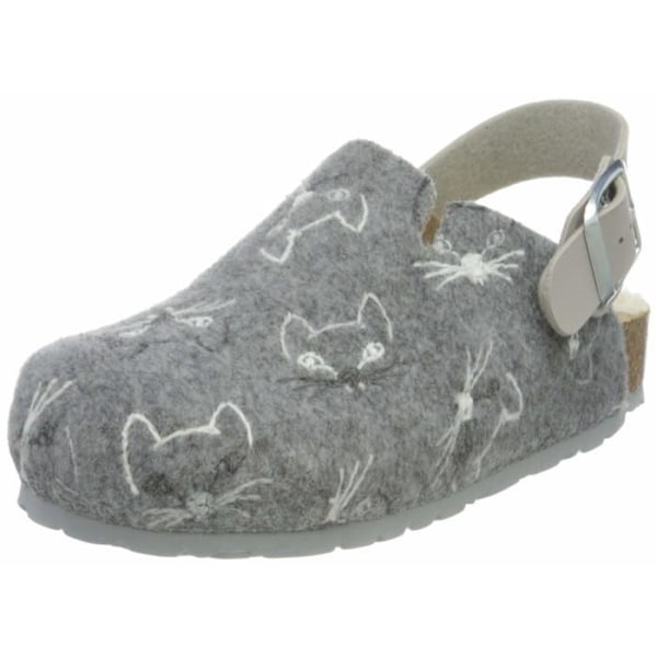 Bayton Mule - BA-18051 - Girl Noma Kid Wool Sole/Grey Mule Grå 29