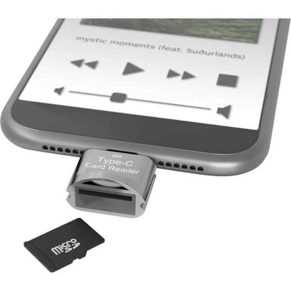 Terratec CONNECT C300 272983 USB 2.0-adapter [1x MicroSD-kortplats - 1x USB 3.1 hantyp C] 1 st.