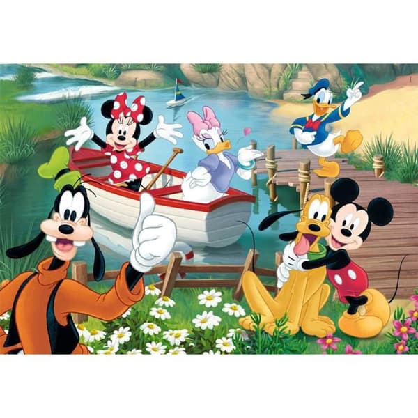 Pussel 60 bitar: Klassiska Disney mångfärgad