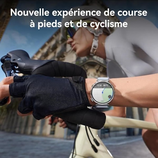 HUAWEI Watch GT 5 46mm Smartklocka, Design med rena linjer, Ny löp- och cykelupplevelse, Spårning av