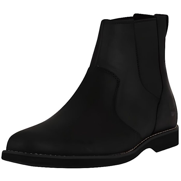 Chelsea-boots i läder - Timberland - Woodhull - Svart - Elastisk krage - Minnesskum - 43 1/2