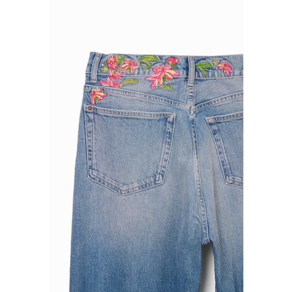 Desigual Carina jeans för kvinnor blå 42