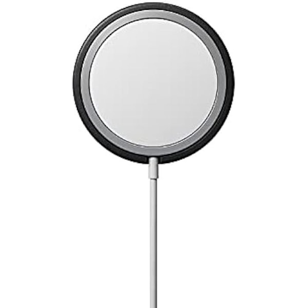 Skyddsfodral - NOMAD - MagSafe-kabel - Äkta läder - Svart - Elegant och hållbar svart