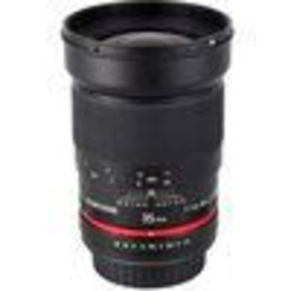 Samyang 35 mm f/1.4 vidvinkelobjektiv för Olympus - Olympus-fäste - 12 element - f/1.4 bländare