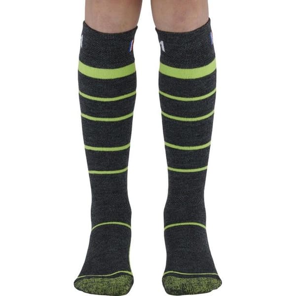Monnet WOOLY JUNIOR skidstrumpor i merinoull Grön 33/34