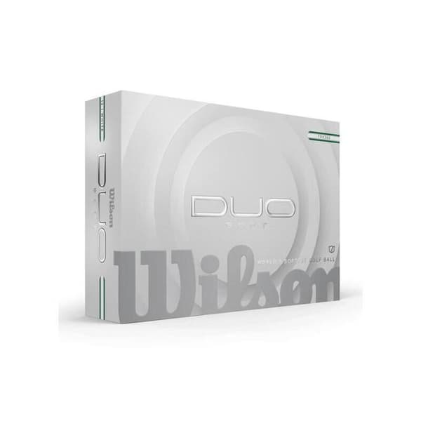Wilson Duo Soft golfbollar x12 grön/silver