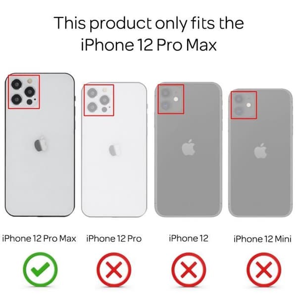 Skal - NALIA - iPhone 12 Pro Max - Matt finish - Stötsäker - Slim