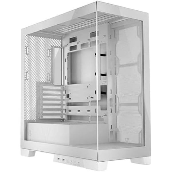 PC-fodral - MODECOM - Volcano Space MIDI USB 3.0 X 2 CYPE-C - Vit Vit