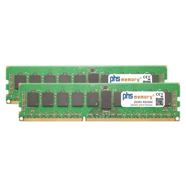 Phs-minne - SP231887 - 16GB (2x8GB) minnes-RAM-kit passar Cisco UCS B260 M4 DDR3 RDIMM 1600MHz PC3L-12800R