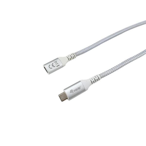 USB 3.2 Gen 2-kabel - Equip - 0,5 m - 4K/60 Hz - 10 Gbps - Vit