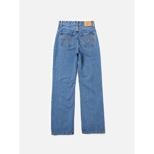 Nudie Jeans Clean Eileen damjeans - blå blå 27/34