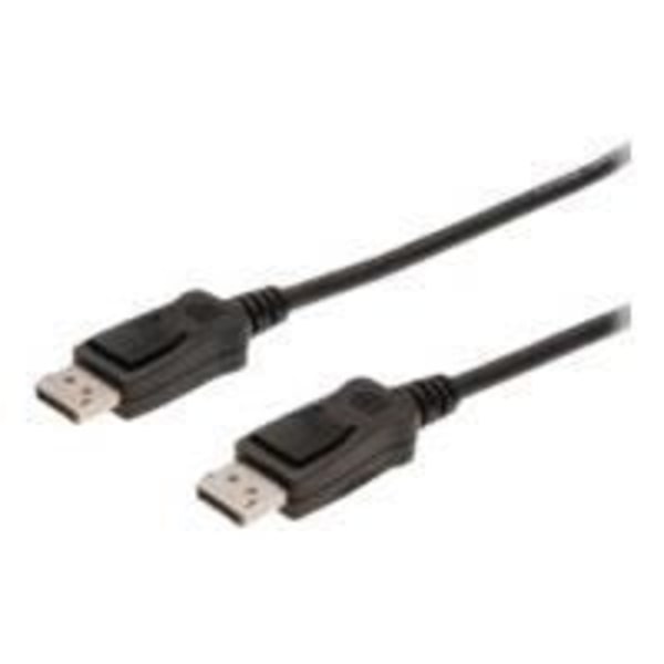 DisplayPort-kabel - ASSMANN - AK-340103-020-S - Dubbelskärmad - Låskontakt - DPCP