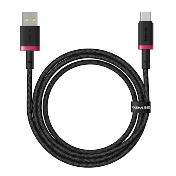 USB till Type-C datakabel, 60 W, 2 m - Baseus Dura (P1037780802U01-03) - Svart