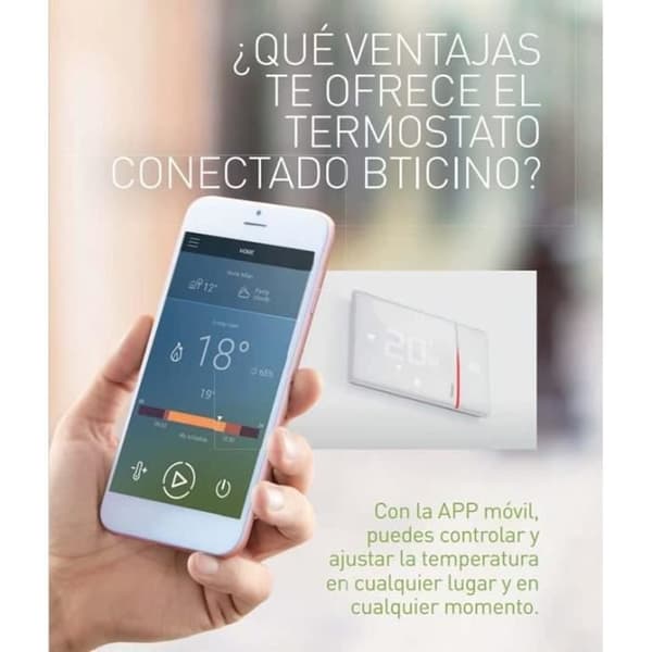 Smarther ansluten termostat med Netatmo - Legrand