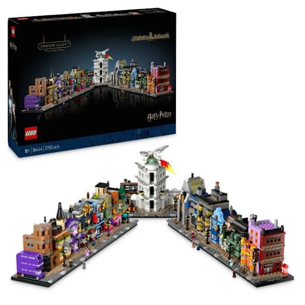 LEGO Harry Potter 76444 The Magic Shops of Diagon Alley - Set för vuxna Flerfärgad