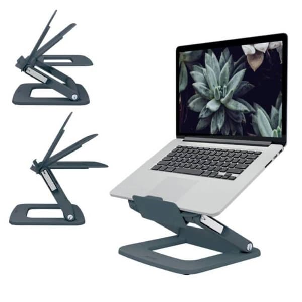 Stöd för bärbar dator - LEITZ - Ergonomisk - Justerbar - Kompakt - Fällbar