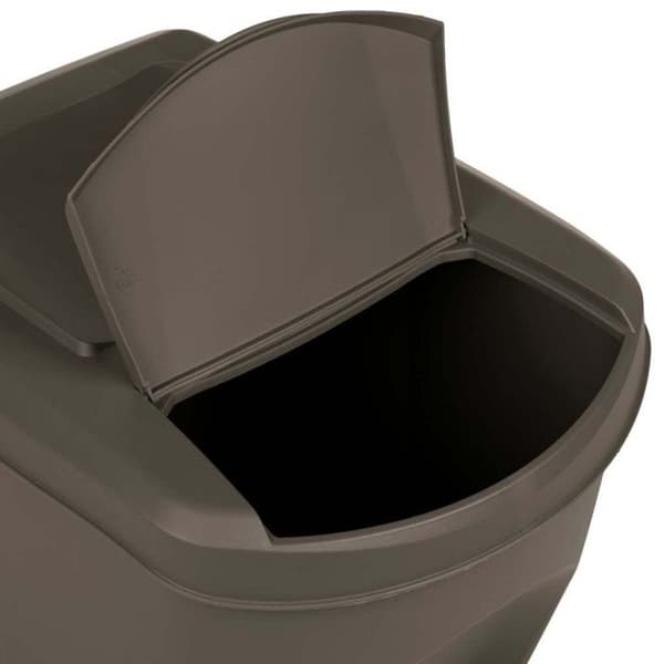 vidaXL Stapelbara sopkärl 3 st Grå 75 L polypropen 152198 Grå
