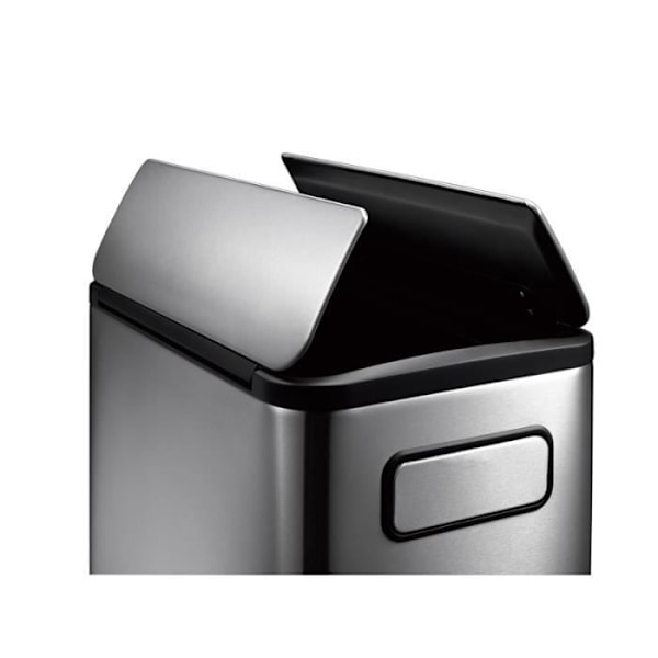 Ecofly Step Bin 45L Matt rostfri papperskorg, EKO 46 x 27,5