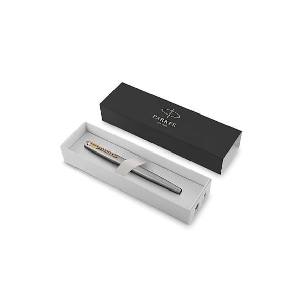 Reservoarpenna - PARKER - Jotter - GT stål - Medium spets - Påfyllningsbar GT stål
