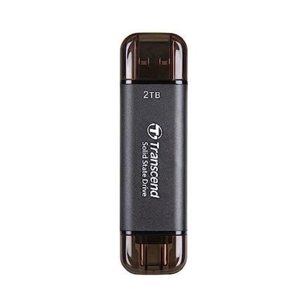 TRANSCEND 2TB USB-C &amp; USB-A BÄRBAR EXTERN SSD ESD310C USB 1