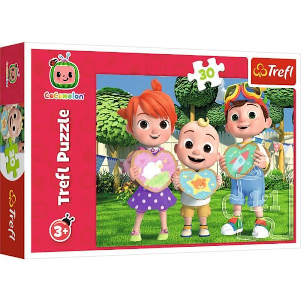Trefl Trefl - Pussel - 30" - Cocomelon, låt oss leka tillsammans! / Moonbug Komkomel