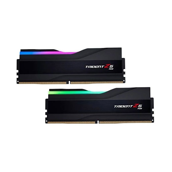 G.Skill Trident Z5 RGB 48 GB (2 x 24 GB) DDR5 7200 MHz CL36 - Svart - Dual Channel Kit 2 DDR5 RAM-minnen PC5-57600 - F5-7200J36