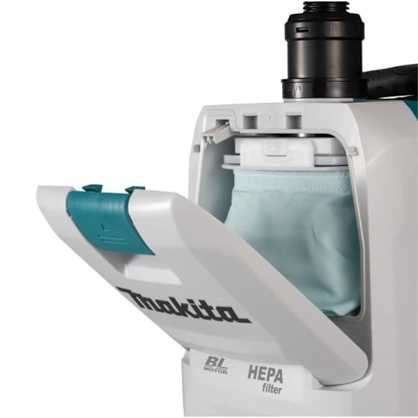 Ryggsäcksdammsugare - Makita - VC008GZ - 40V Li-Ion - 4 suglägen - HEPA-filter