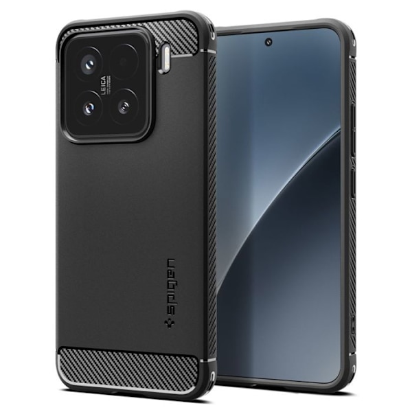 Spigen Rugged Armor – Skal för Xiaomi 15 (matt svart) svart