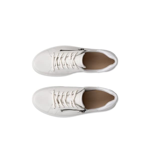 Ecco Soft 7 - vita baskets för kvinnor vit 36