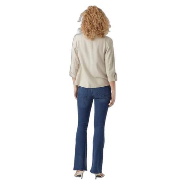 Vero Moda Jesmilo Blazer 3/4 dam - Klassisk vit « Silver Lining » L guldkant S