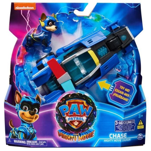 Super Patrol Chase Vehicle - The Movie - PAW PATROL - Ljud och ljuseffekter - Figur ingår