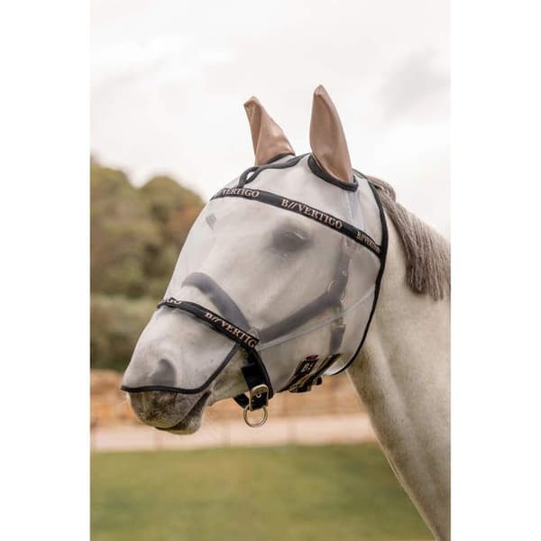 Flugmask för häst B Vertigo Wire - ginger snap ingefärskex