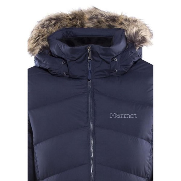 Jacka - Marmot - Montreal - Duvet 700 Fill Power - Avtagbar huva - Vinter Dam Blå S