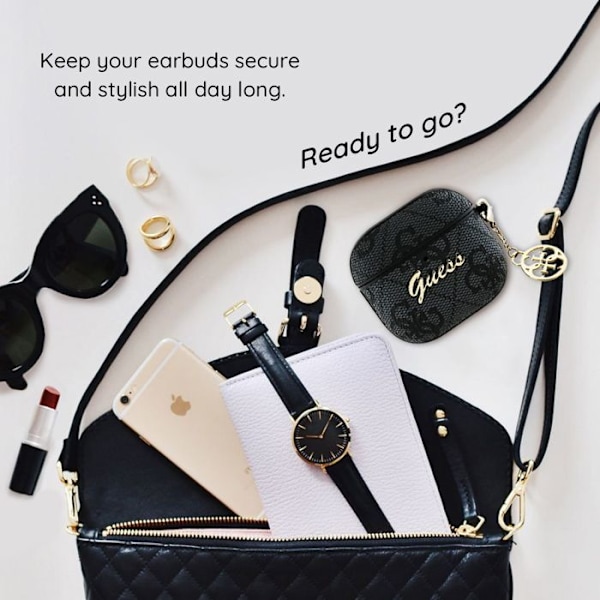 Étui för AirPods 4 Guess 4G Charm Collection (Rosa)