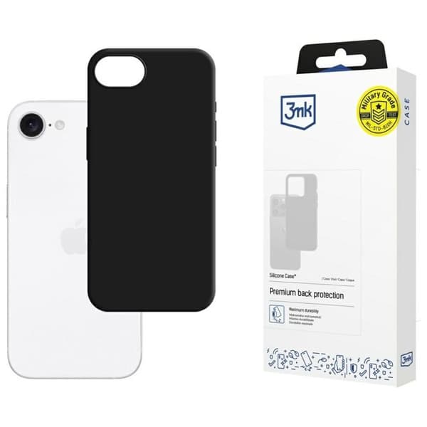 3MK silikonfodral för iPhone 16e
