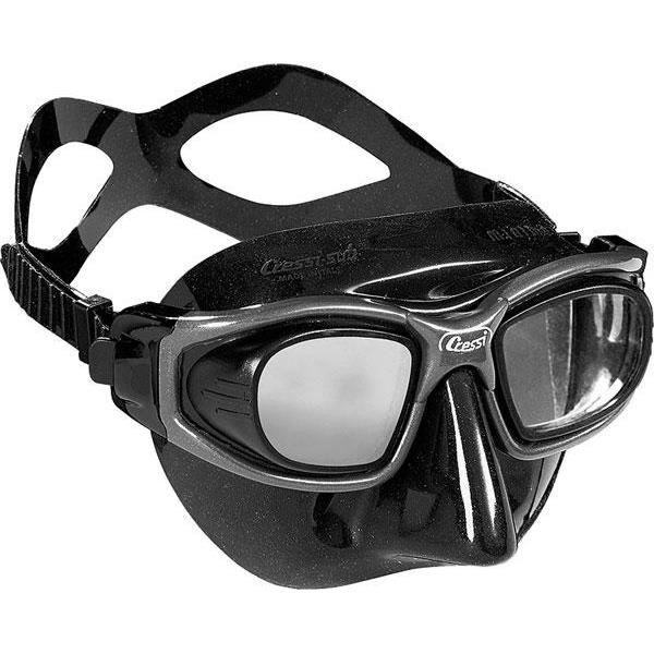 Cressi Minima Svart spjutfiskemask - Vuxen - Unisex - Svart Svart